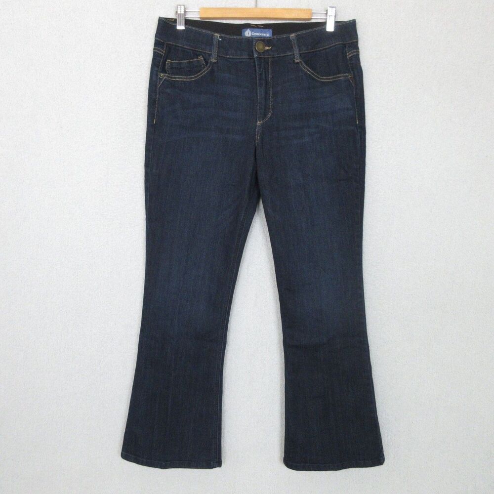 Democracy Absolution Jeans Womens 14P Bootcut Dark Wash Stretch Denim 34x29